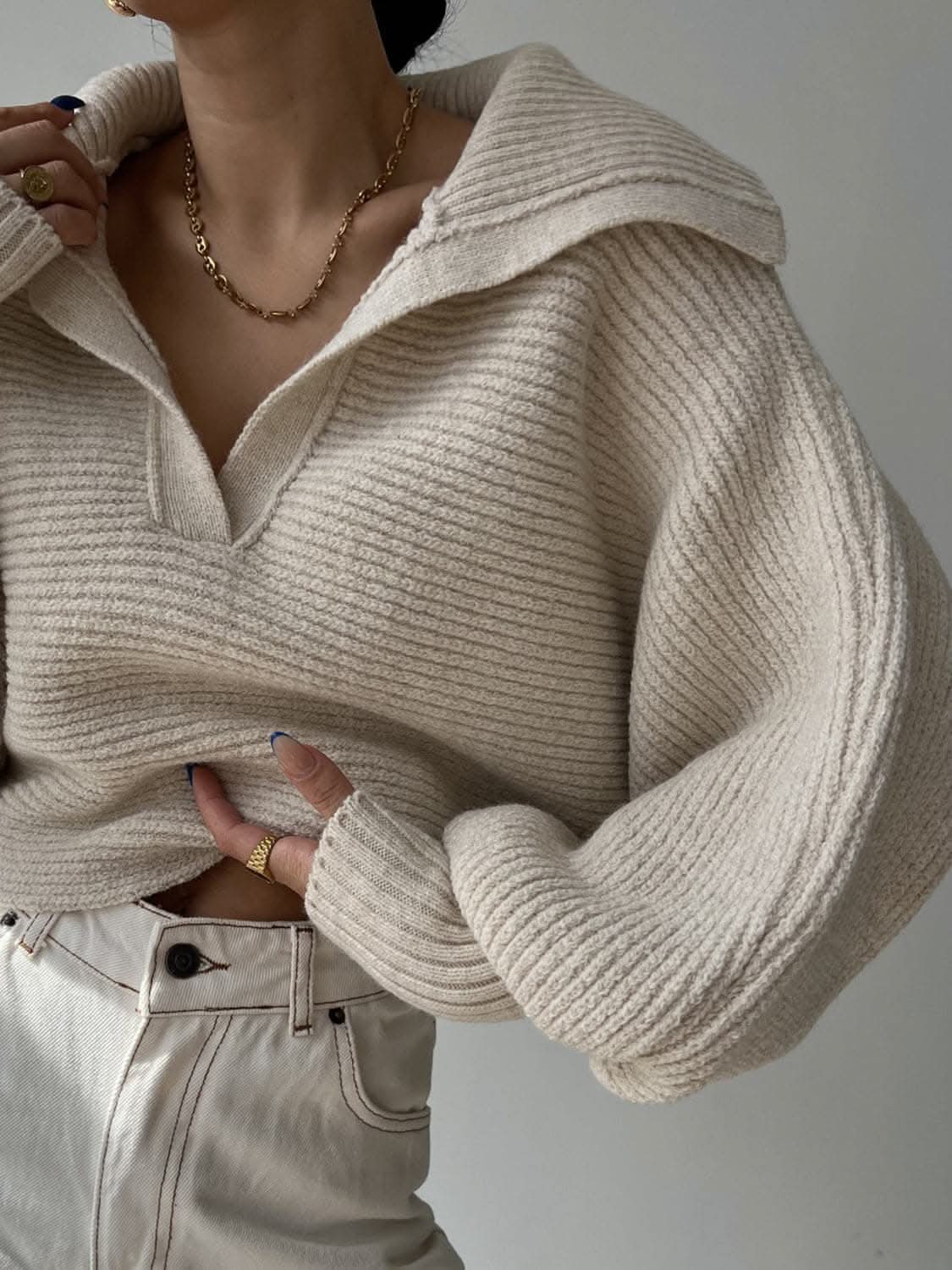 Johnny's cozy long sleeve sweater - Love Salve